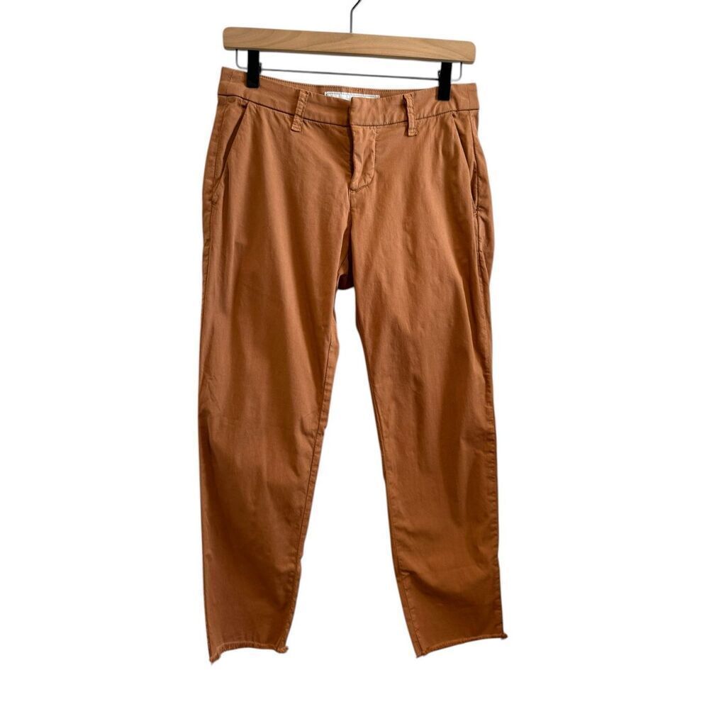 Frank & Eileen Wicklow Cropped Raw Hem Pants Size 0